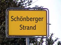 Schönberger Strand Village Sign